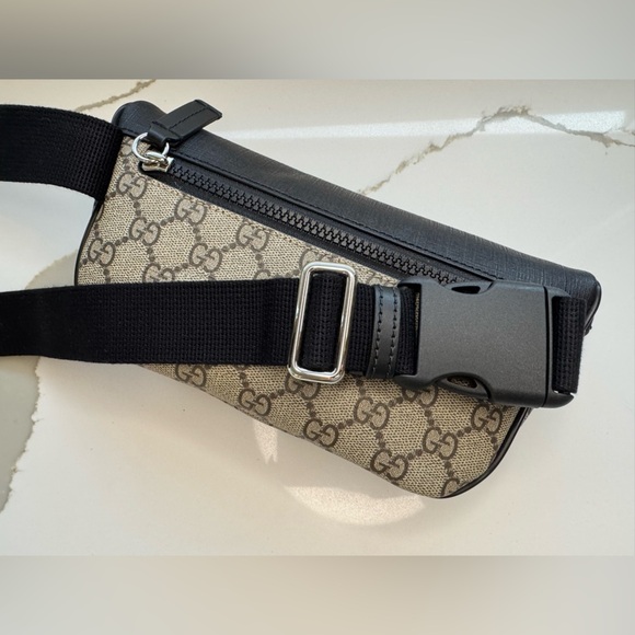 Gucci Black GG Supreme Canvas Eden Belt Bag - Picture 11 of 16